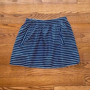 J.Crew Nautical Navy Skirt
